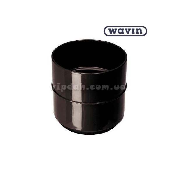 Муфта труби Wavin Ø75 колір Коричневий