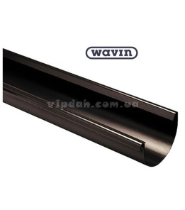 Ринва Wavin Ø130 довжина 3м колір Коричневий
