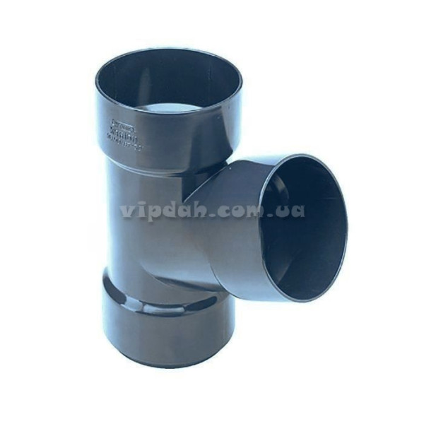 Трійник рівнопрохідний 90/90 67 ° Wavin Ø90 колір Коричневий