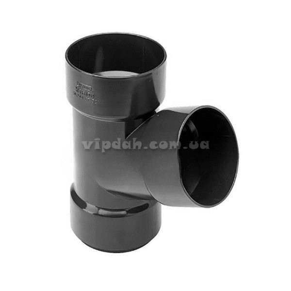 Трійник рівнопрохідний 90/90 67 ° Wavin Ø90 колір Коричневий