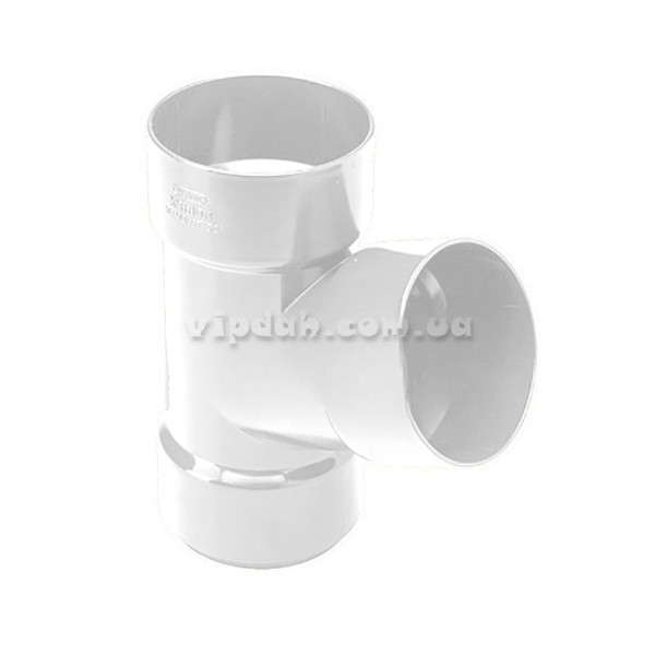 Трійник рівнопрохідний 90/90 67 ° Wavin Ø90 колір Коричневий