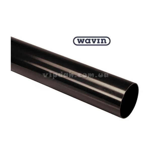 Труба водостічна без раструба 4м Wavin Ø90 колір Коричневий