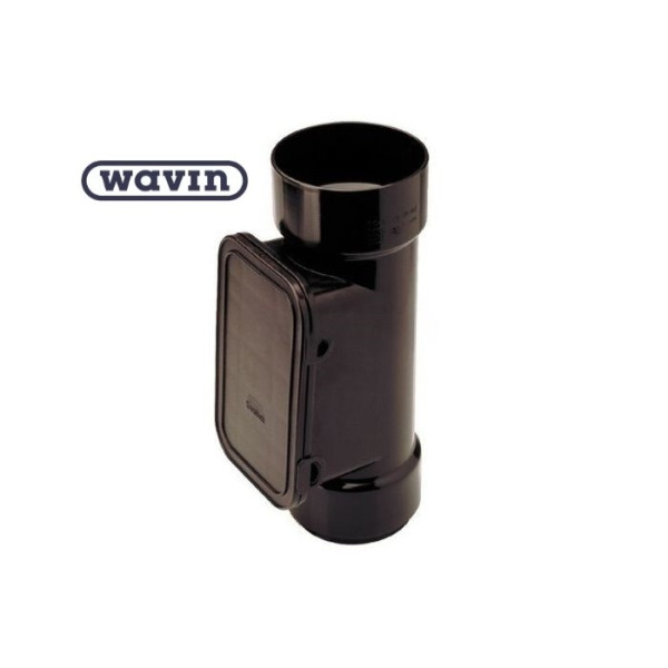 Ревізія без решітки Wavin Ø110 колір Коричневий