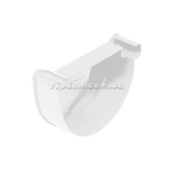 Заглушка внутрішня ліва Wavin Ø130 колір Коричневий