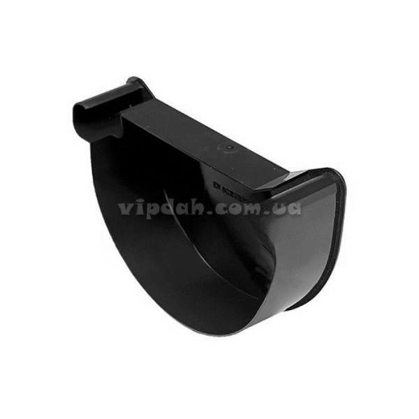 Заглушка внутрішня права Wavin Ø160 колір Коричневий