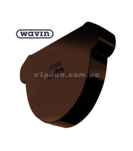 Заглушка зовнішня універсальна Wavin Ø160 колір Коричневий