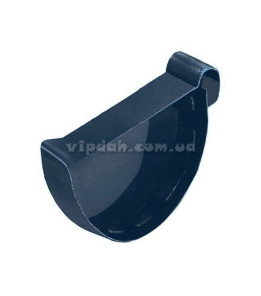 Заглушка зовнішня ліва Wavin Ø100 колір Коричневий