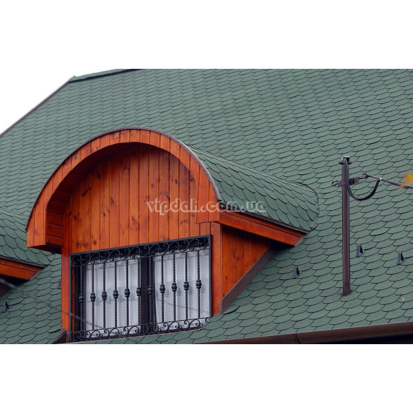 Бітумна черепиця IKO Superglass-Biber 07 Dual Brown