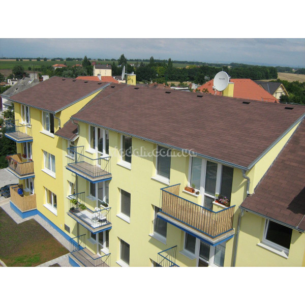 Бітумна черепиця IKO Superglass 3TAB 01 Black