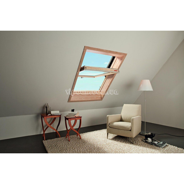 Roto Designo R45 з пластика з центральною віссю повороту стулки