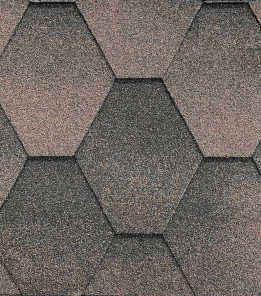 Бітумна черепиця BRAVA Сота Коричнева