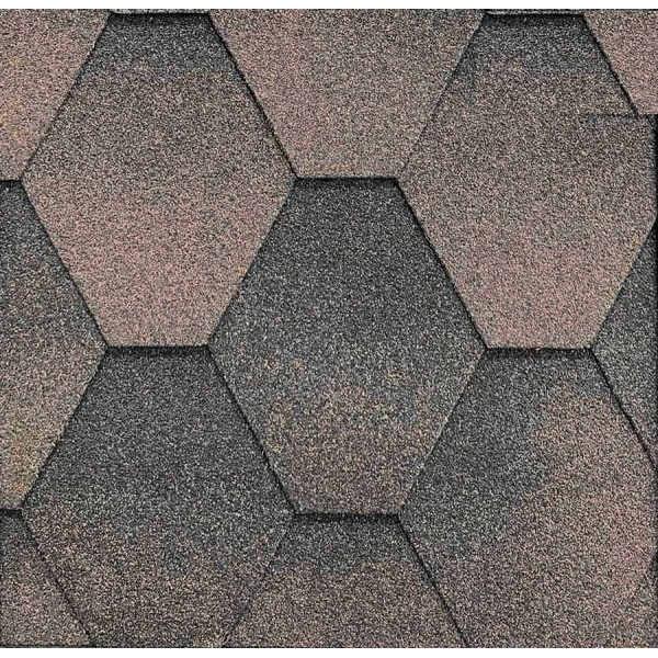 Бітумна черепиця BRAVA Сота Коричнева