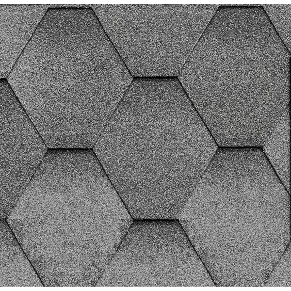 Бітумна черепиця BRAVA Сота Сіра