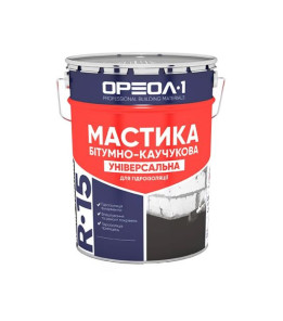 Мастика бітумно-каучукова ОРЕОЛ "УНІВЕРСАЛЬНА" 10кг