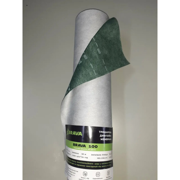 Супердифузійна тришарова мембрана BRAVA 100