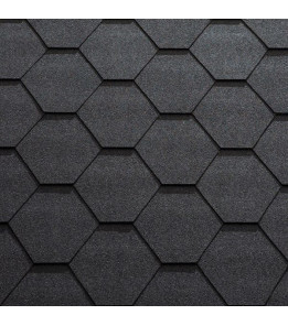 Бітумна черепиця Matizol Uni Strong (сота) Графіт