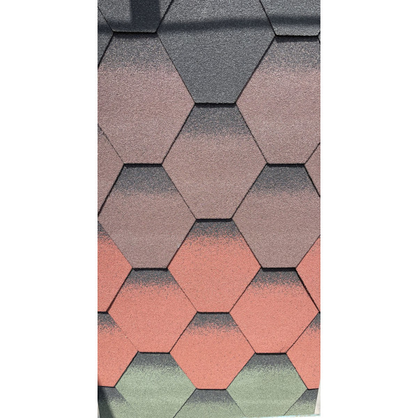 Бітумна черепиця Matizol Uni Strong (сота) Зелений