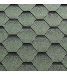 Бітумна черепиця Matizol Uni Strong (сота) Зелений