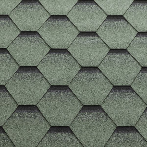 Бітумна черепиця Matizol Uni Strong (сота) Зелений