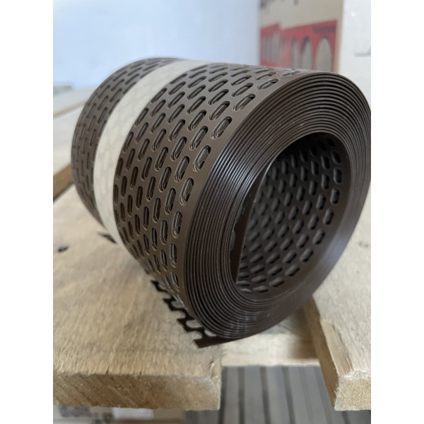 Перфорована стрічка карнизного звису GRID ROOF 100мм колір Чорний