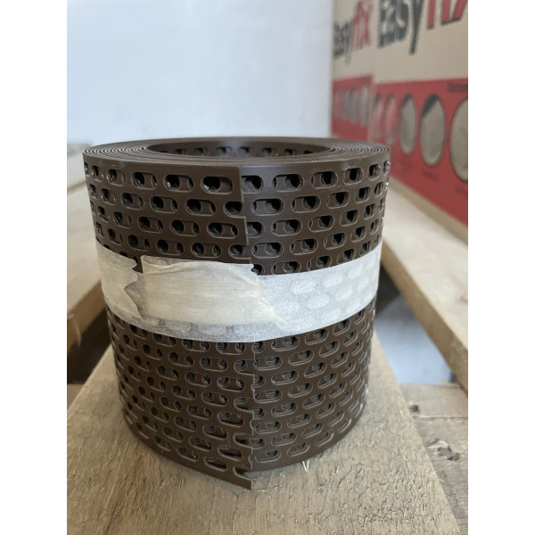 Перфорована стрічка карнизного звису GRID ROOF 100мм колір Чорний