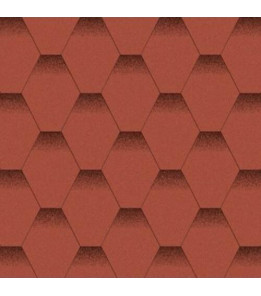 Бітумна черепиця Matizol Uni Strong (сота) Червоний