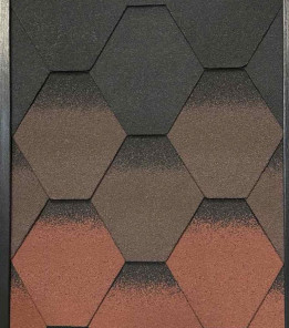 Бітумна черепиця Matizol Uni Strong (сота) Графіт