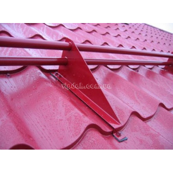 Снігозатримувач трубчастий для фальцевої покрівлі