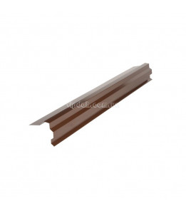 Планка вітрова фігурна для бітумної черепиці L = 2000