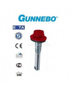 Саморіз кольоровий покрівельний GUNNEBO по металу 5,5х35мм