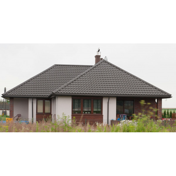 Металочерепиця Арад класік Прушиньскі 0,50 мм Arcelor Польща/Німеччина матова