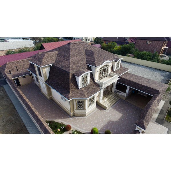 Бітумна черепиця Katepal Ambient мускатний горіх