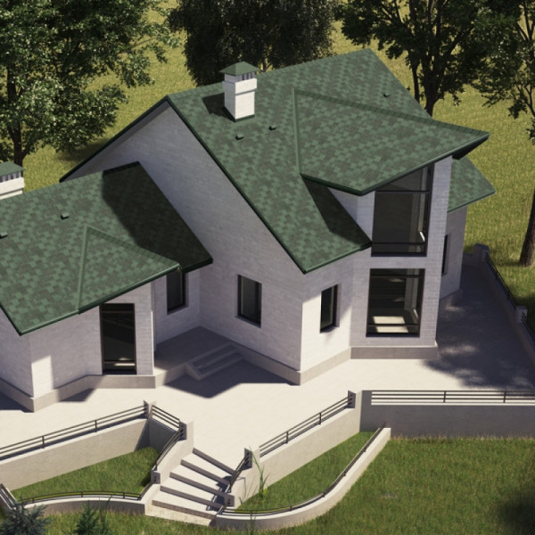 Бітумна черепиця Акваізол Акцент Мохіто