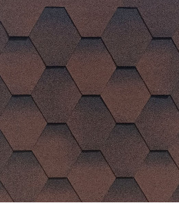 Бітумна черепиця Акваізол Мозаїка Мокко