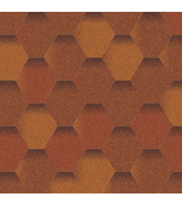 Бітумна черепиця Акваізол Мозаїка Теплий віск