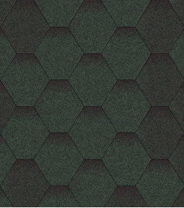 Бітумна черепиця Акваізол Мозаїка Зелена Мікс