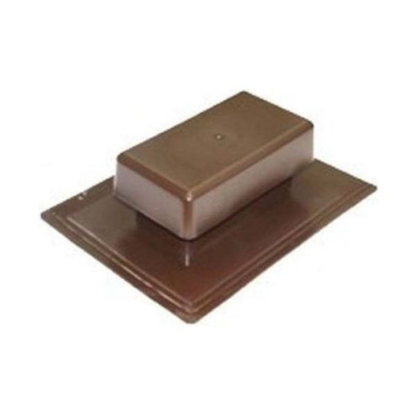 Скатний вентилятор прямокутний Коричневий