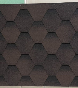 Бітумна черепиця Акваізол Мозаїка Мокко