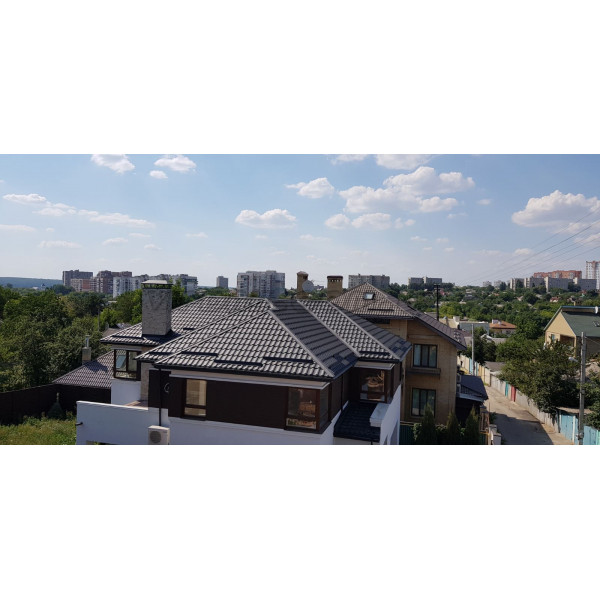 Металочерепиця Арад класік Прушиньскі 0,50 мм Arcelor Польща/Німеччина матова