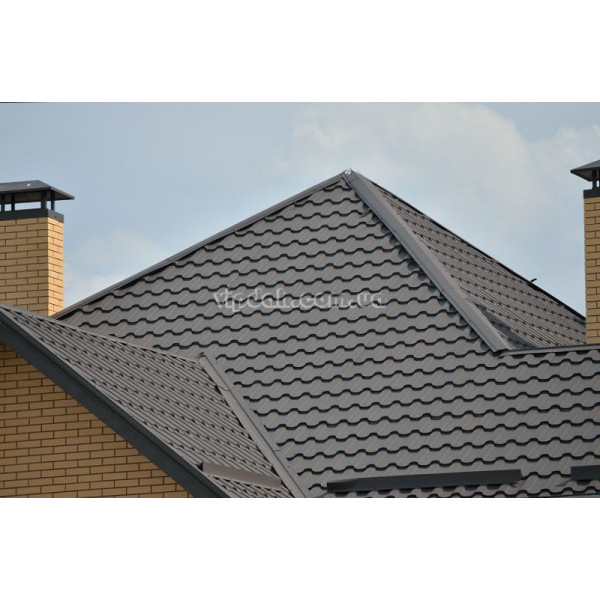 Металочерепиця Арад класік Прушиньскі 0,50 мм Arcelor Польща/Німеччина матова