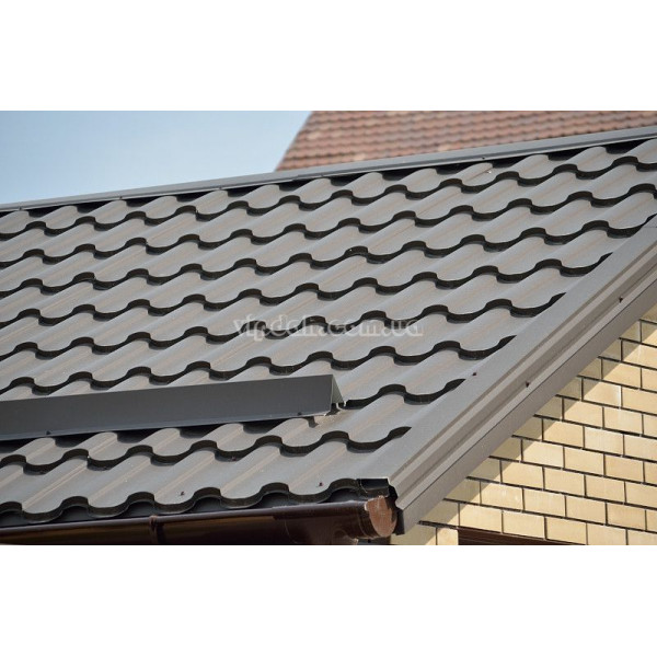 Металочерепиця Арад класік Прушиньскі 0,50 мм Arcelor Польща/Німеччина матова