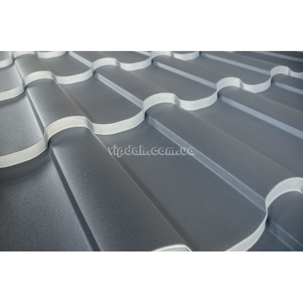 Металочерепиця Арад класік Прушиньскі 0,50 мм Arcelor Польща/Німеччина матова