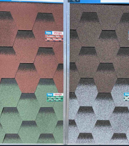 Бітумна черепиця BTM Shingle Rubin (сота) Зелений