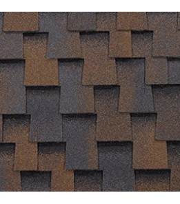 Бітумна черепиця BTM Shingle Dragon (зуб) Кава-мідь