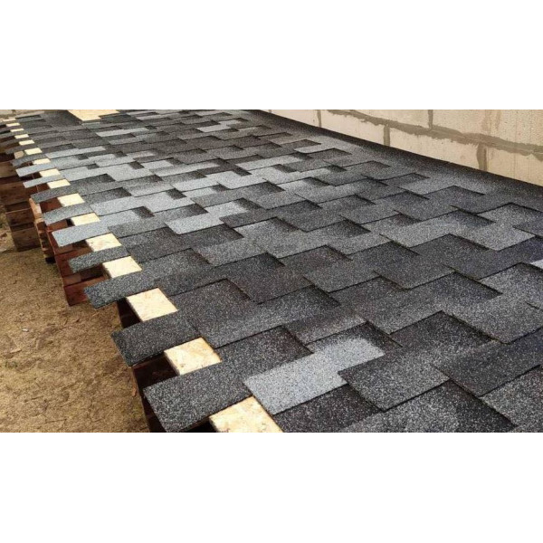 Бітумна черепиця BTM Shingle Dragon (зуб) Сірий пісок