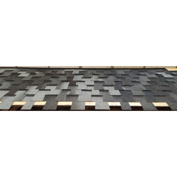 Бітумна черепиця BTM Shingle Dragon (зуб) Сірий пісок