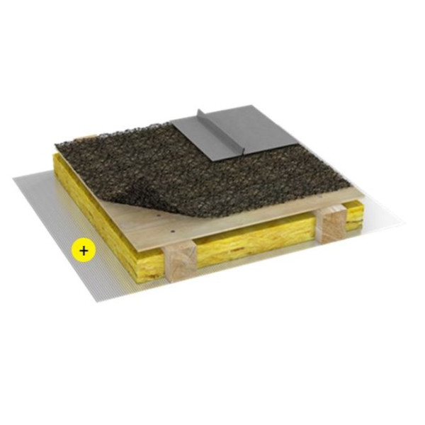 Покрівельний мат "баранчик" під фальцеву покрівлю Eurovent Matt плетений 300