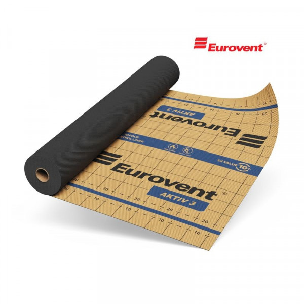 Пароізоляційна мембрана Eurovent Aktiv 3 140