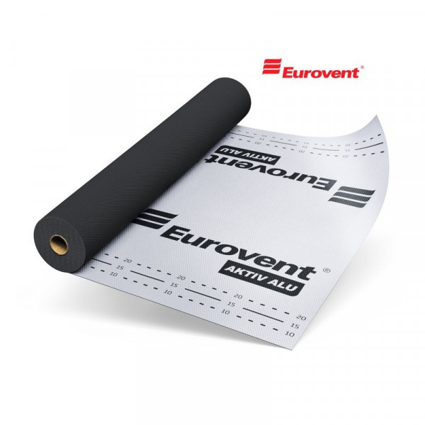 Алюмінієва пароізоляційна мембрана Eurovent Aktiv Alu 110