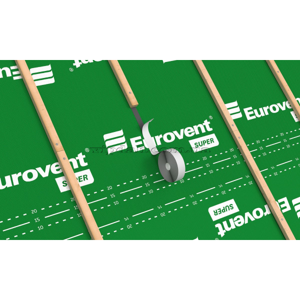 Eurovent Butyl Pro двостороння бутилова клейка стрічка під контробрешітку